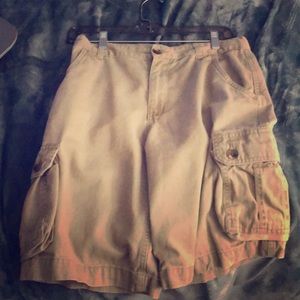 Tan Cargo Shorts